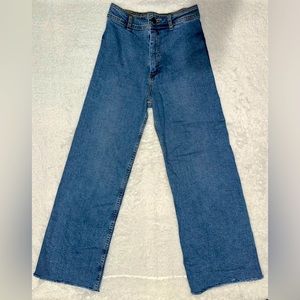 Zara wide leg jeans (marine)